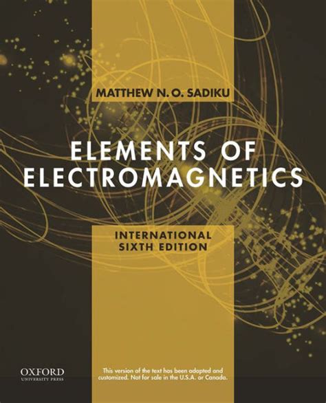 elements of electromagnetics 6th edition pdf Epub